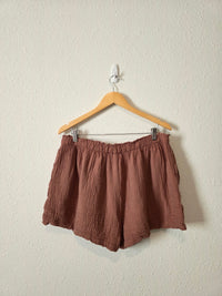 Cozy Earth Gauze Cotton Blend Shorts (XL)