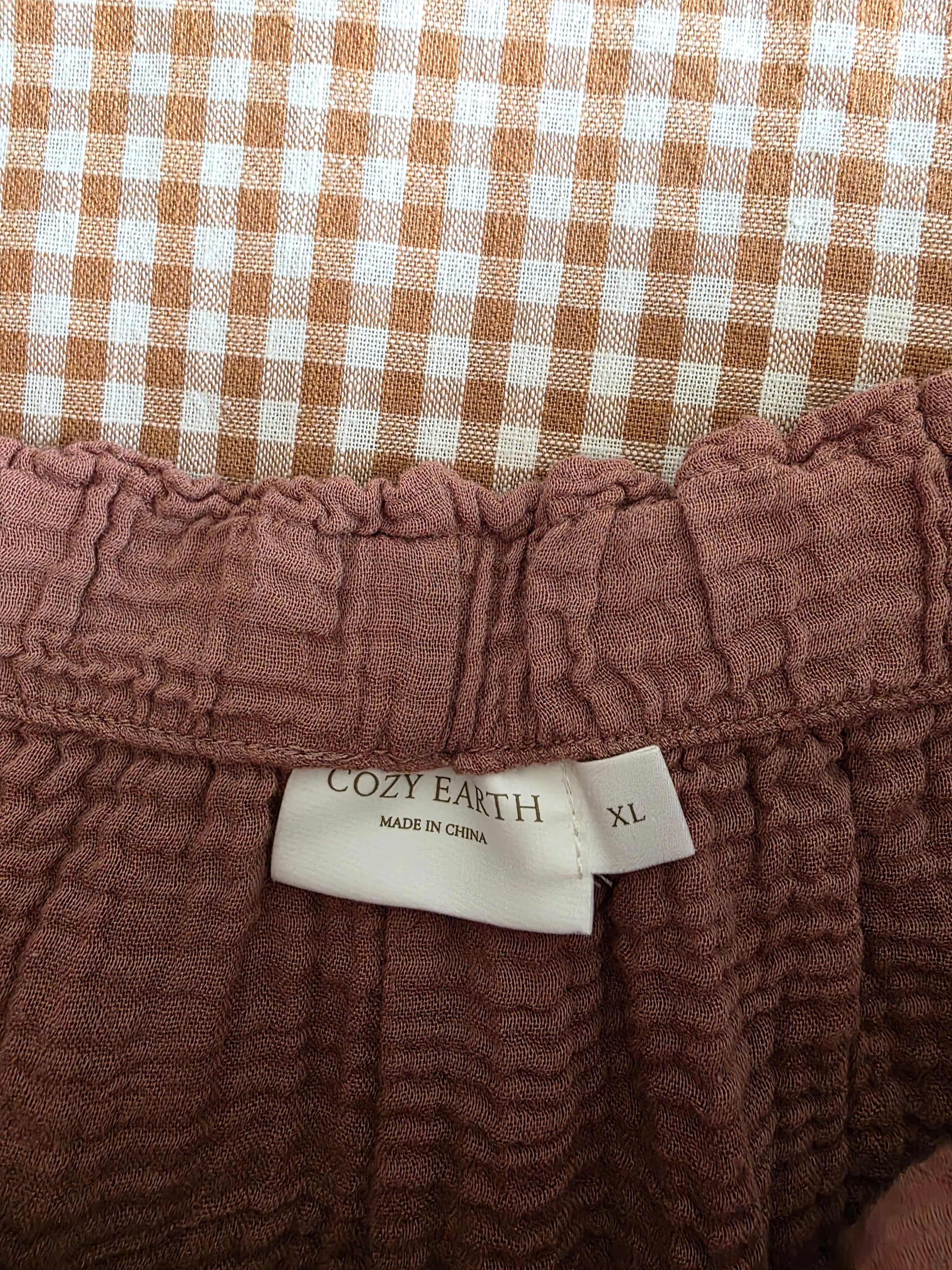 Cozy Earth Gauze Cotton Blend Shorts (XL)