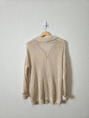Oversized Open Knit Cardigan (S)