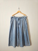 Risen Wide Leg Drawstring Jeans (1X)