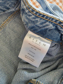 Risen Wide Leg Drawstring Jeans (1X)