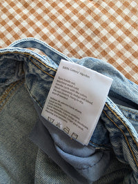 Risen Wide Leg Drawstring Jeans (1X)