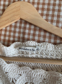 Abercrombie Crochet Knit Bodysuit (L)