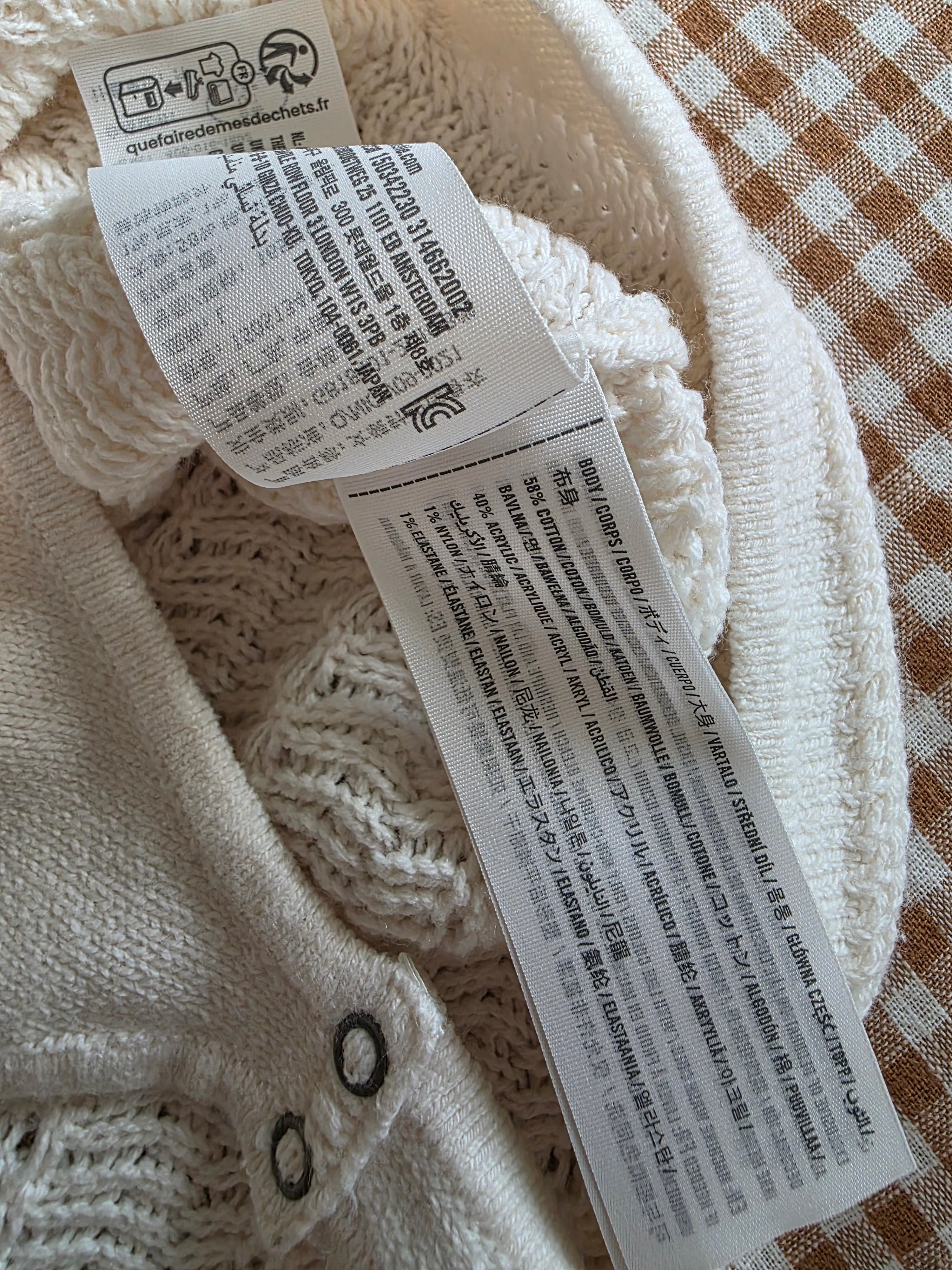 Abercrombie Crochet Knit Bodysuit (L)