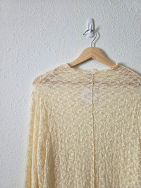 NEW Lace Mock Neck Top (L)