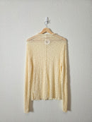 NEW Lace Mock Neck Top (L)