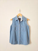 Vintage Cotton Denim Tank (S)
