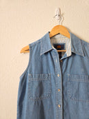 Vintage Cotton Denim Tank (S)