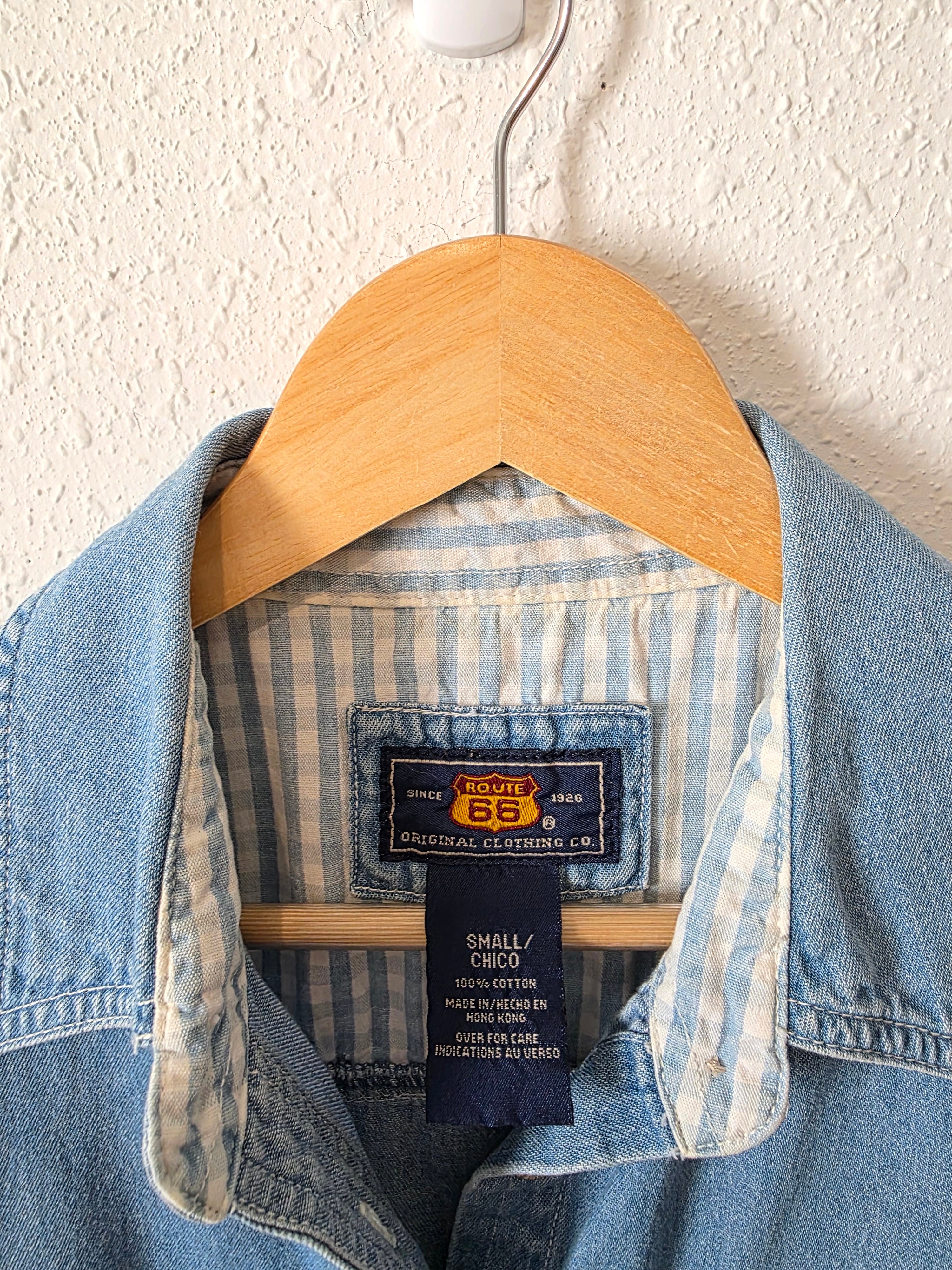 Vintage Cotton Denim Tank (S)