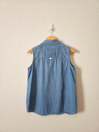 Vintage Cotton Denim Tank (S)