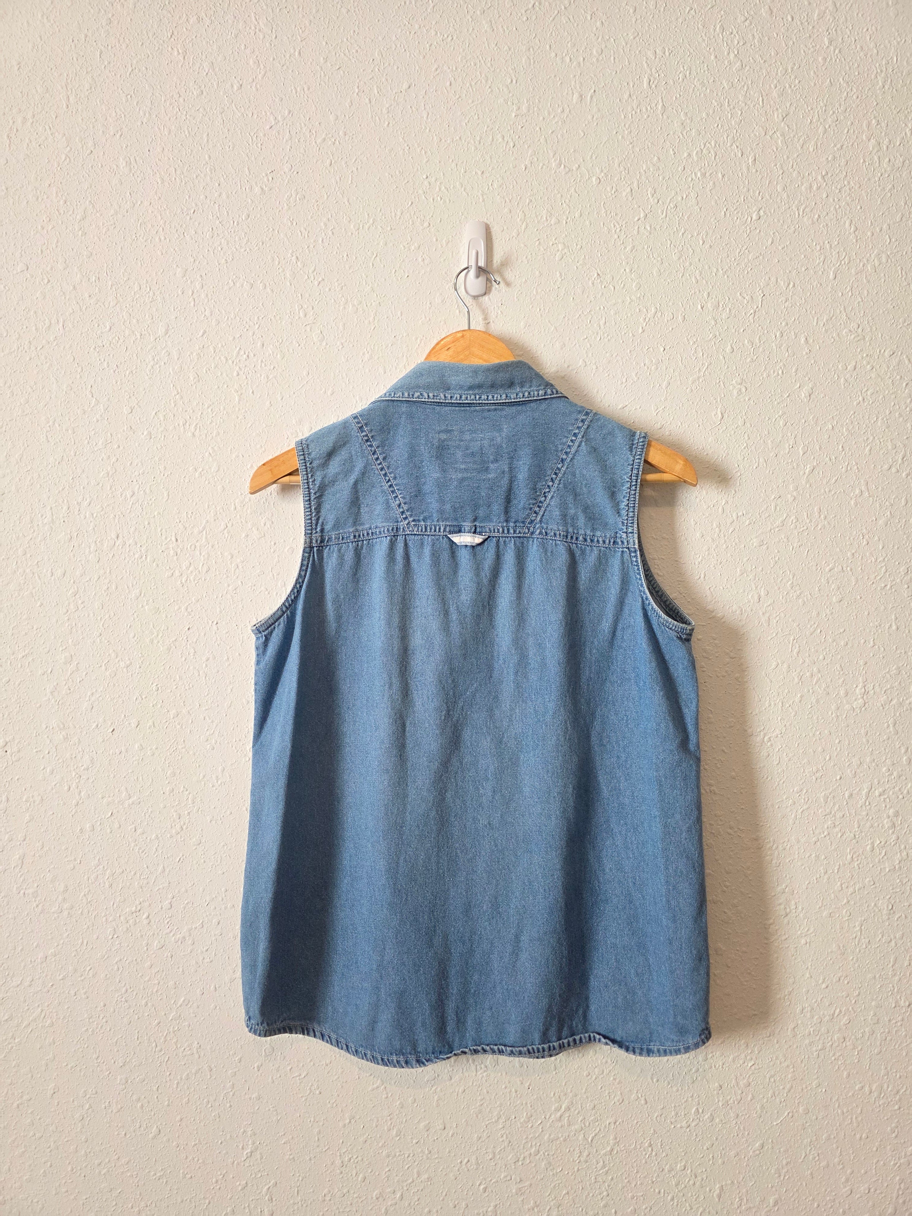 Vintage Cotton Denim Tank (S)