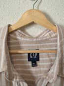 Gap Linen Blend Striped Button Up (XXL)