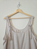 Lou & Grey Linen Cotton Wide Leg Jumpsuit (XXL)