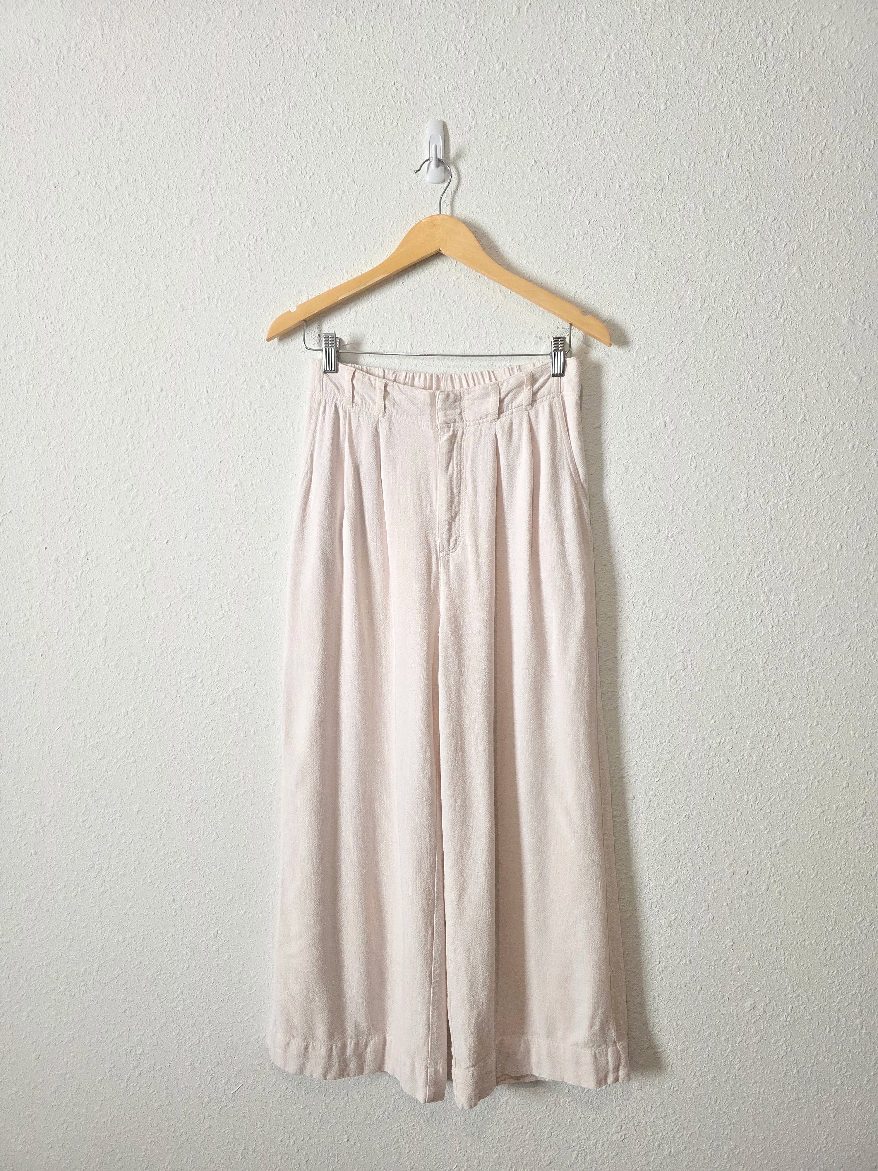Z Supply Linen Blend Wide Leg Pants (S)