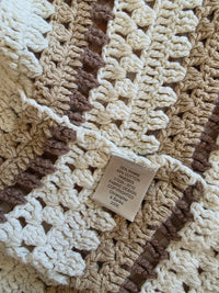 Vintage Crochet Knit Top (M)
