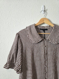 NEW Gingham Collared Top (XL)