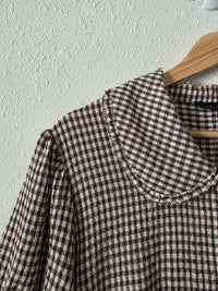 NEW Gingham Collared Top (XL)