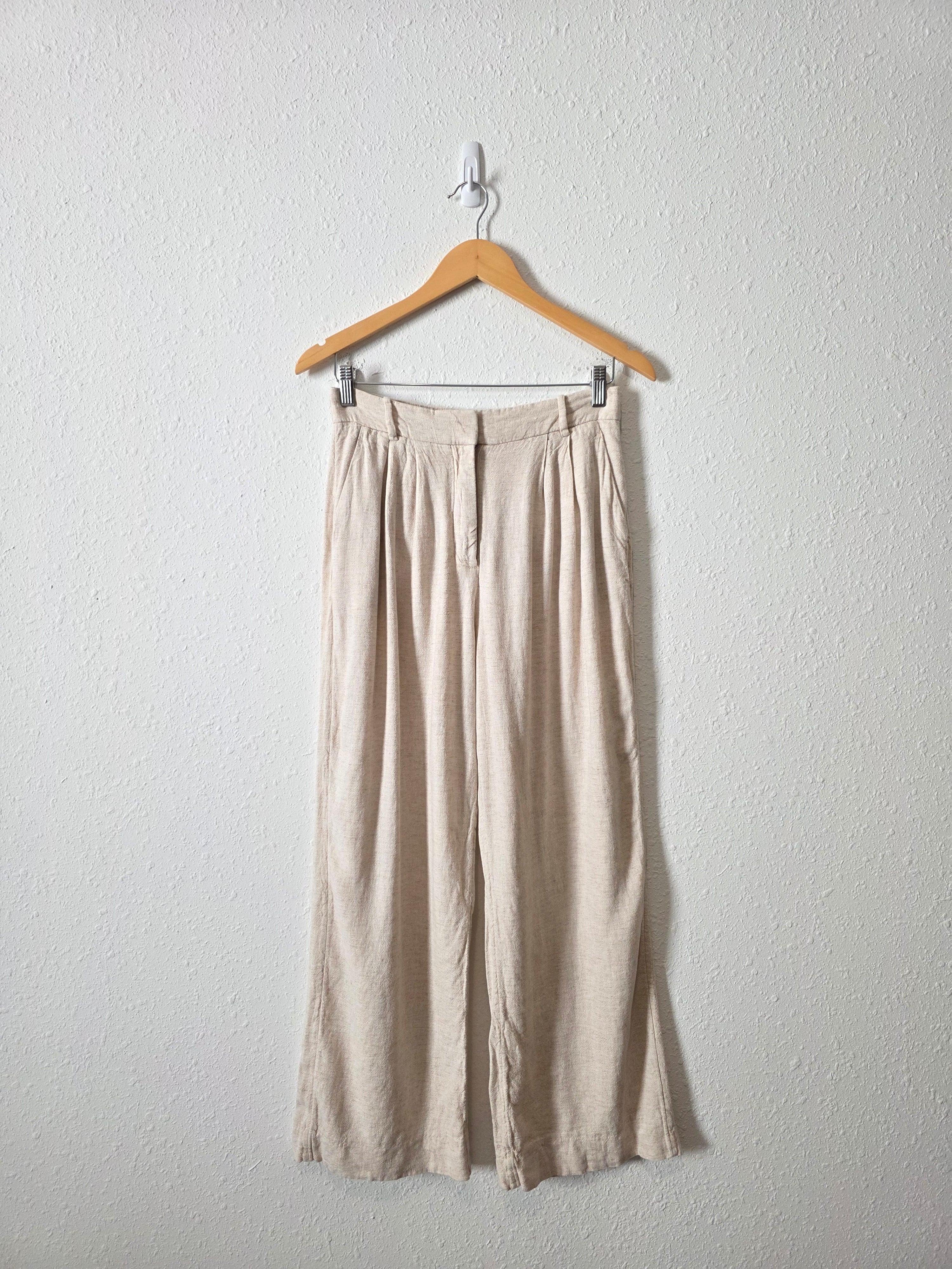 Abercrombie Linen Wide Leg Pants (27/4)