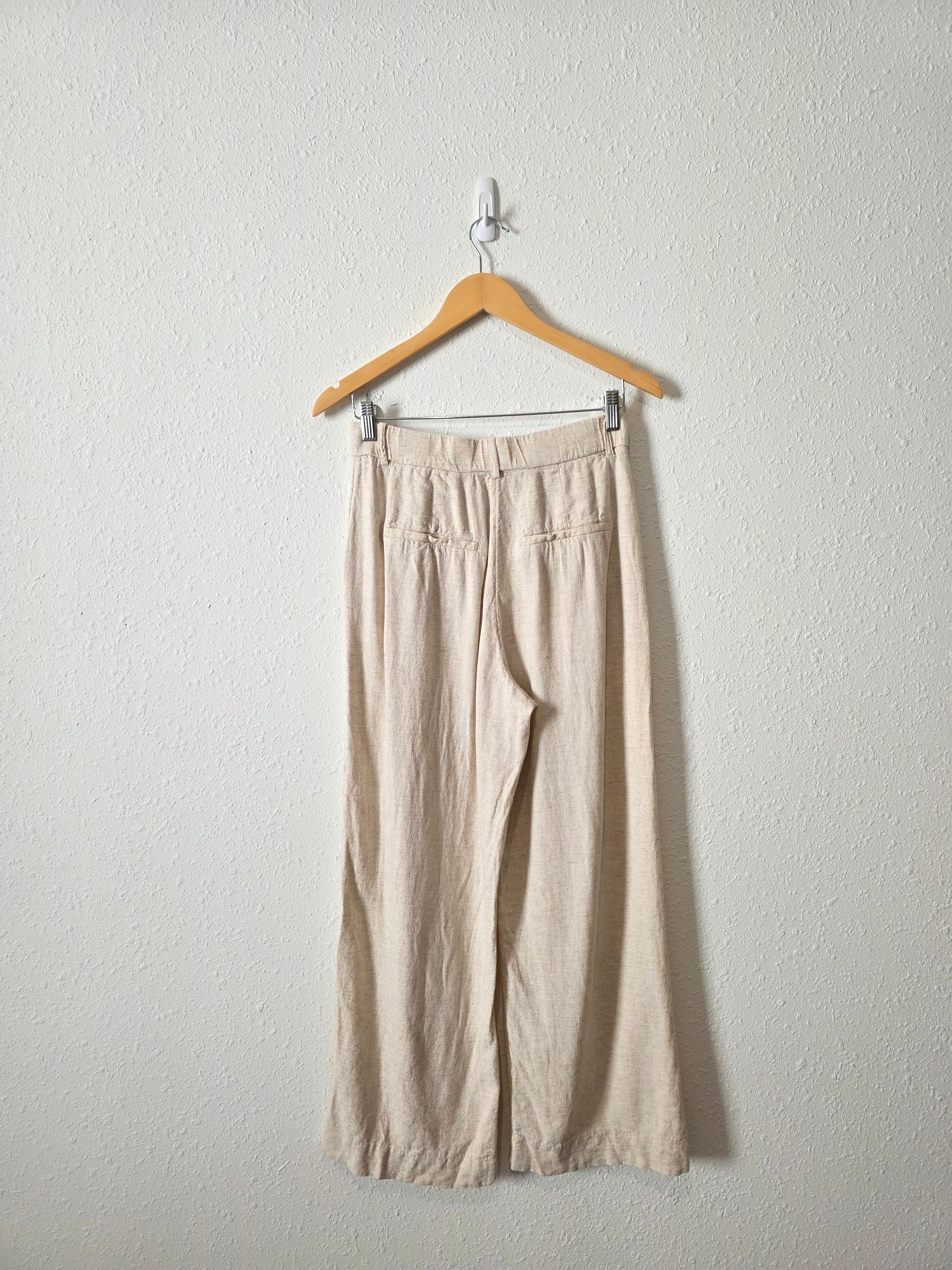 Abercrombie Linen Wide Leg Pants (27/4)