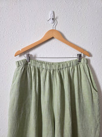 Flax Wide Leg Linen Pants (3X)