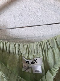 Flax Wide Leg Linen Pants (3X)
