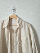 Gap Oat Linen Button Up (S)