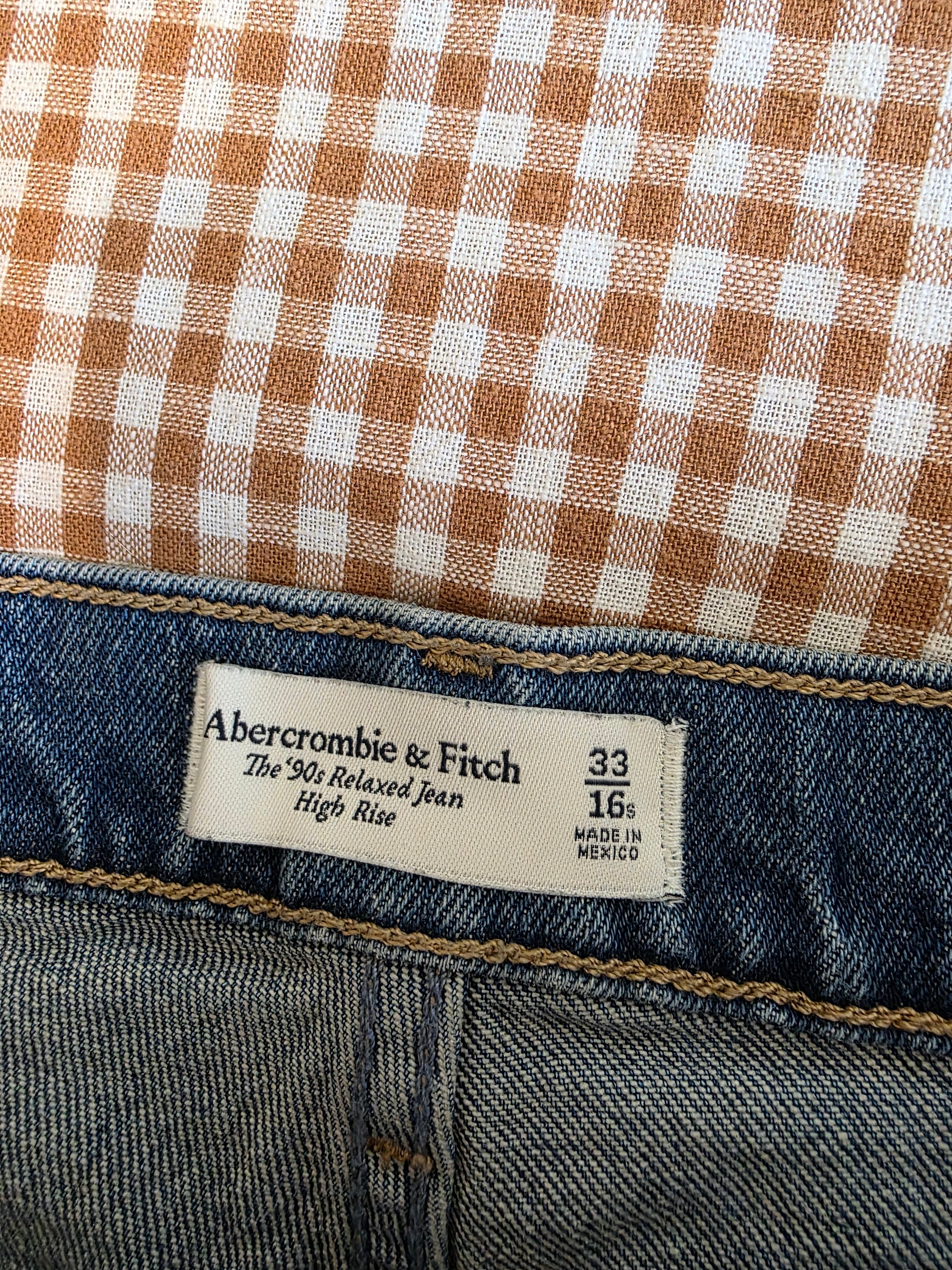 Abercrombie 90s Relaxed Jeans (33/16s)