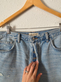 Madewell Relaxed Long Denim Shorts (31)