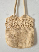 Raffia Straw Beachy Bag