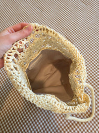 Raffia Straw Beachy Bag