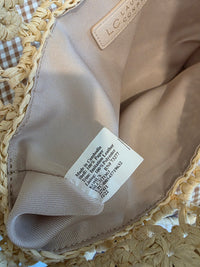 Raffia Straw Beachy Bag