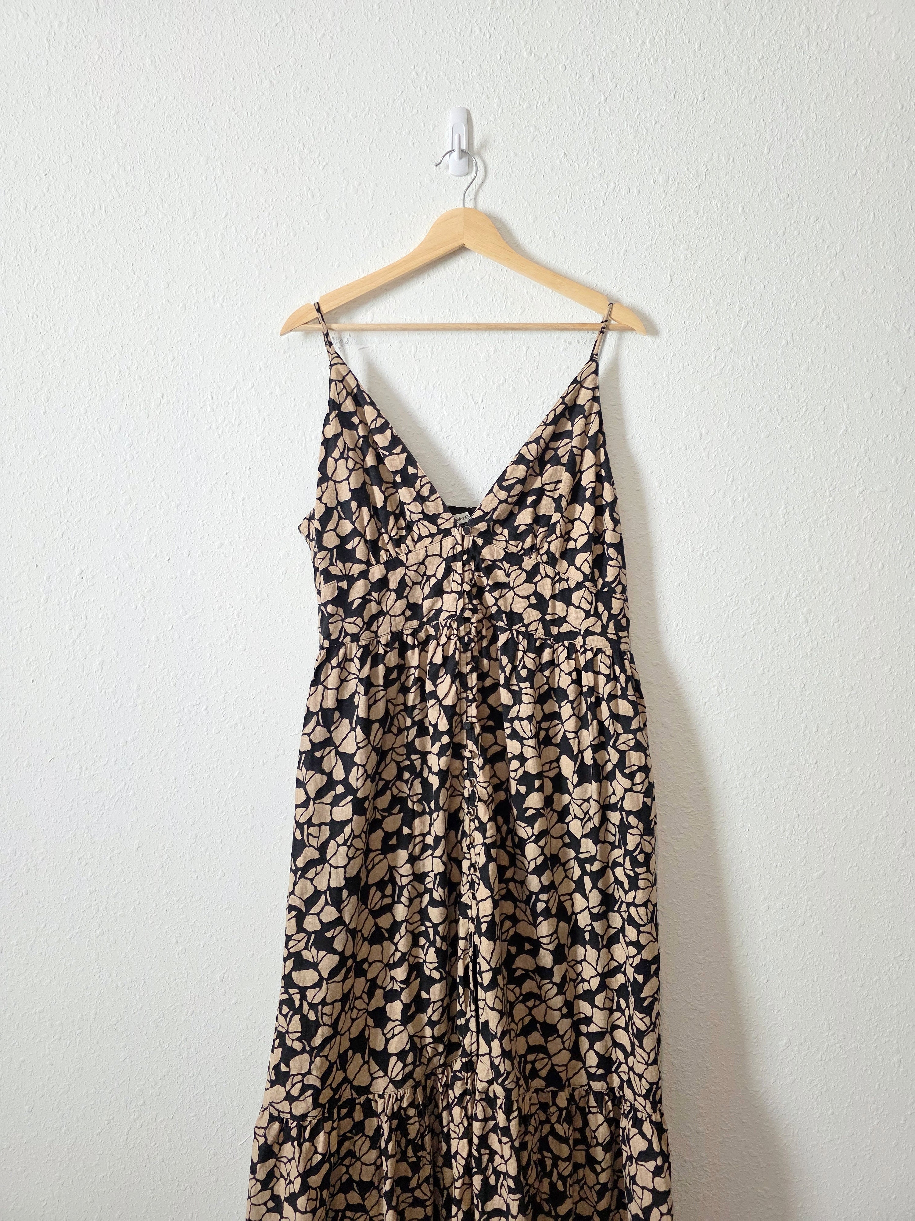 Abercrombie Linen Blend Maxi Dress (XL)