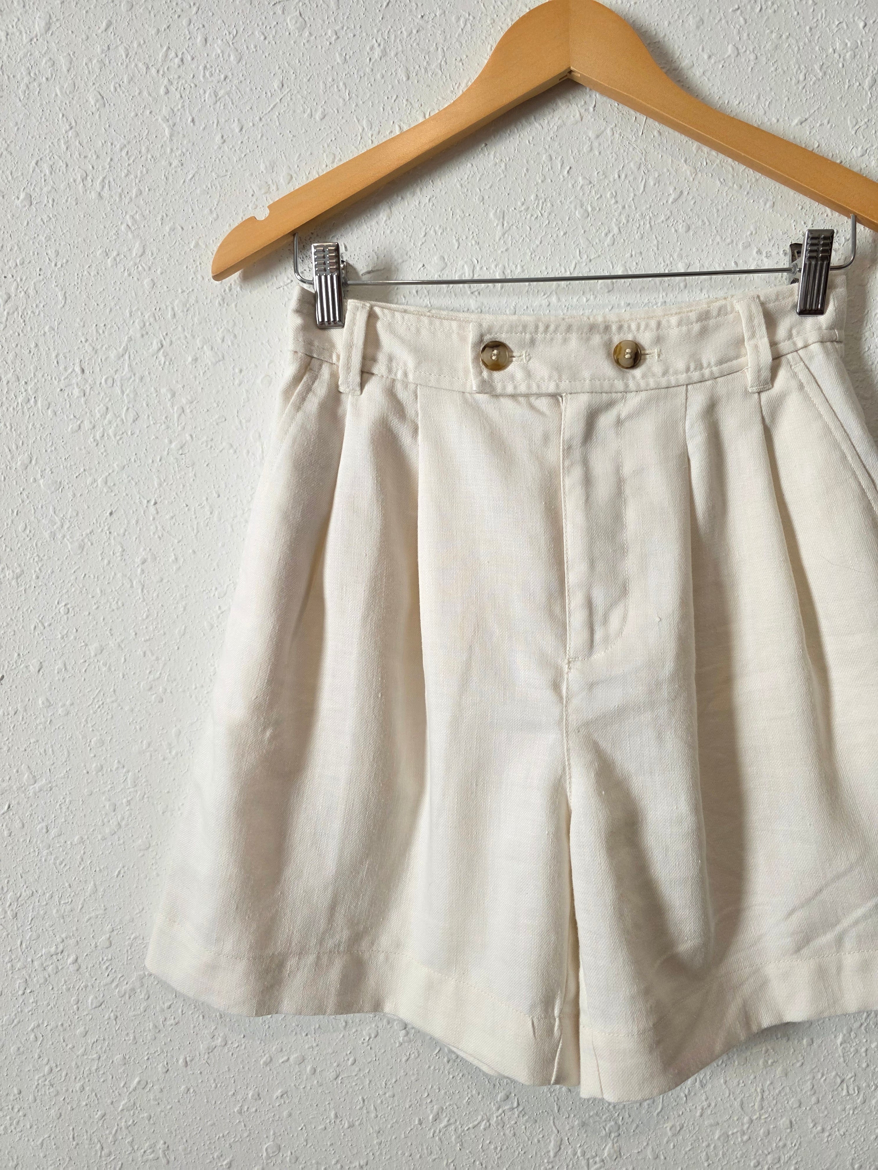 Madewell Linen Blend Relaxed Shorts (0)