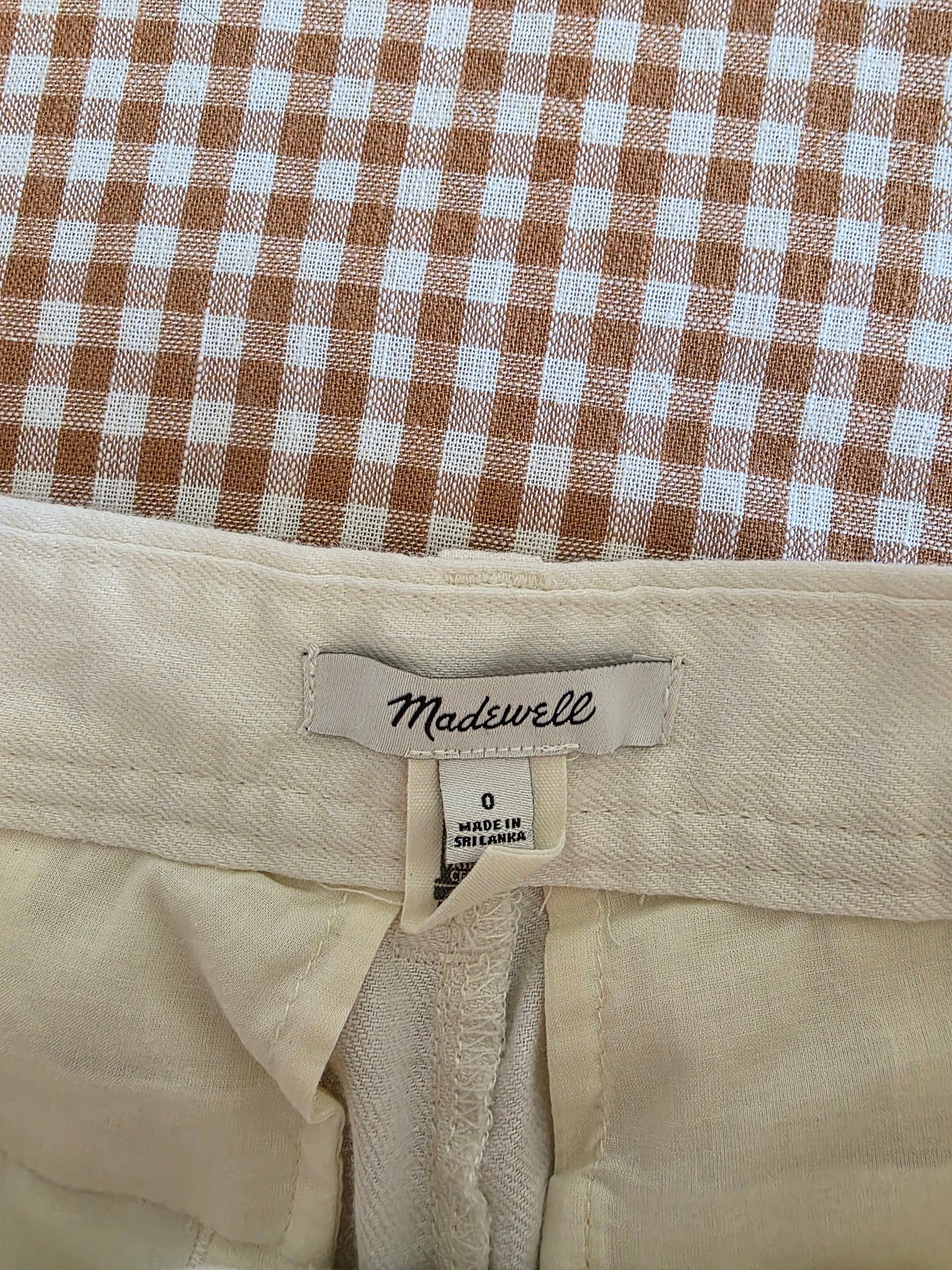 Madewell Linen Blend Relaxed Shorts (0)
