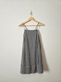 Anthropologie Gingham Mini Dress (M)