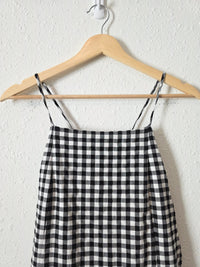 Anthropologie Gingham Mini Dress (M)