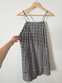 Anthropologie Gingham Mini Dress (M)