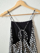 Anthropologie Gingham Mini Dress (M)