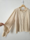 Calypso Embroidered Cotton Top (L)
