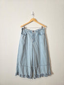 Free People Wide Leg Bloomer Jeans (L)