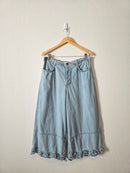 Free People Wide Leg Bloomer Jeans (L)