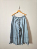 Free People Wide Leg Bloomer Jeans (L)