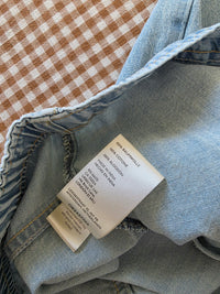 Free People Wide Leg Bloomer Jeans (L)