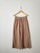 Pact Organic Cotton Wide Leg Pants (M)