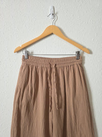 Pact Organic Cotton Wide Leg Pants (M)