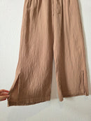 Pact Organic Cotton Wide Leg Pants (M)