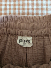 Pact Organic Cotton Wide Leg Pants (M)