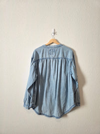 Aerie Oversized Denim Shirt (L)