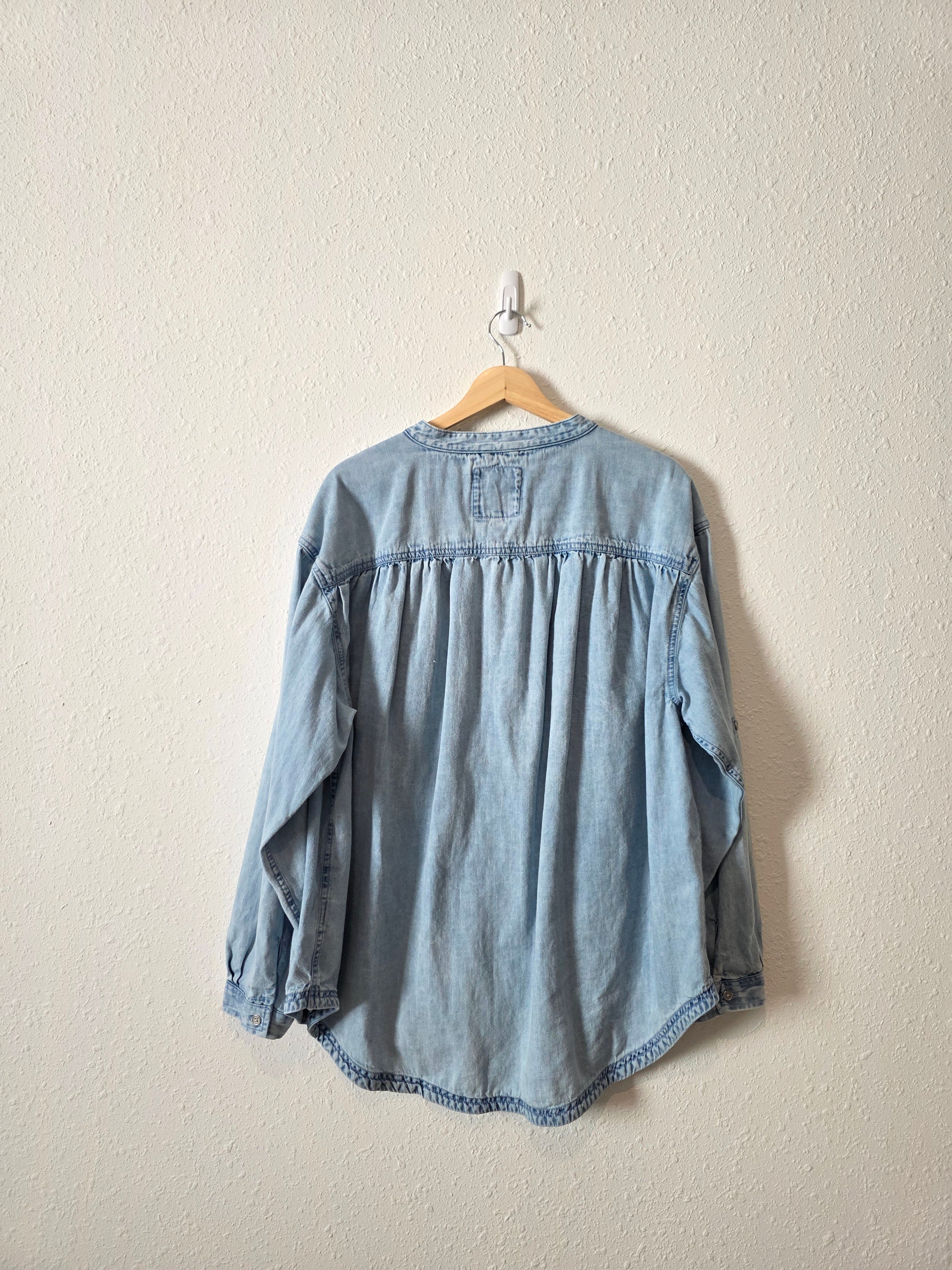 Aerie Oversized Denim Shirt (L)
