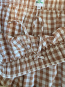 Shiny By Nature Gingham Wide Leg Pants (2X)